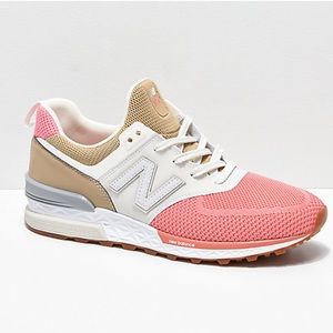 Lifestyle 574 Sport Hemp, Dusted Pink & Grey Shoes